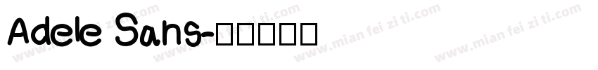 Adele Sans字体转换